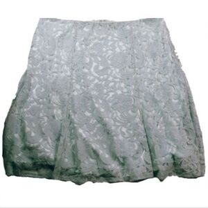 Roz & Ali Blue Floral A Line Skirt Plus Size 22